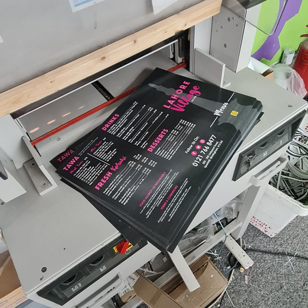 A4 trifold printing Service