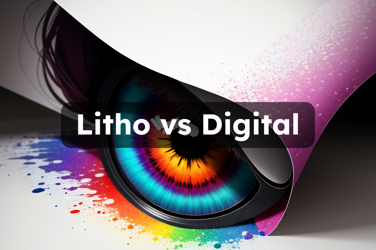 Difference between litho vs Digital Printing